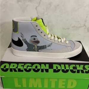 Nike Blazer Mid '77 x University of Oregon PE Shoes Blue FD0235-400 Men’s